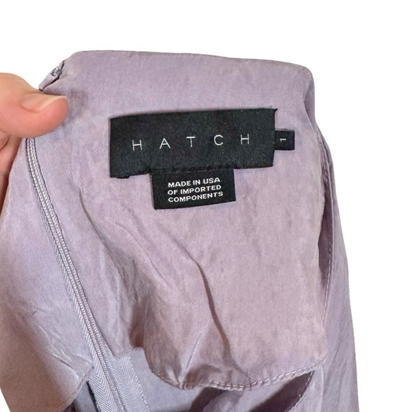 Hatch The James Midi Dress in Lilac Short Sleeve Crewneck Size 1/Small - Picture 10 of 13